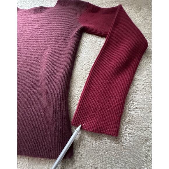 VINCE WOOL CASHMERE RIB COLORBLOCK WOMEN SWEATER Women’s SIZE XS - Picture 5 of 9